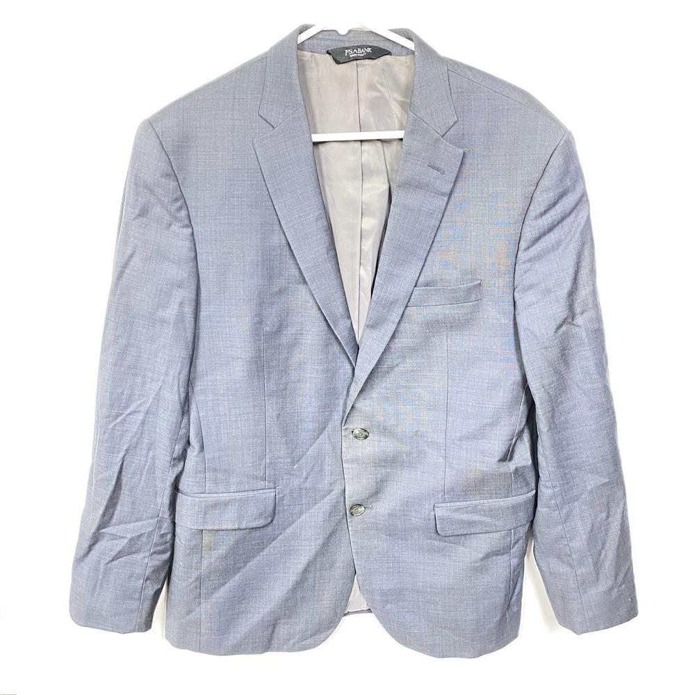 Jos. A. Bank Traveler Blazer 2 Button 42 Regular Slim Fit 100% Wool Made In Egyp